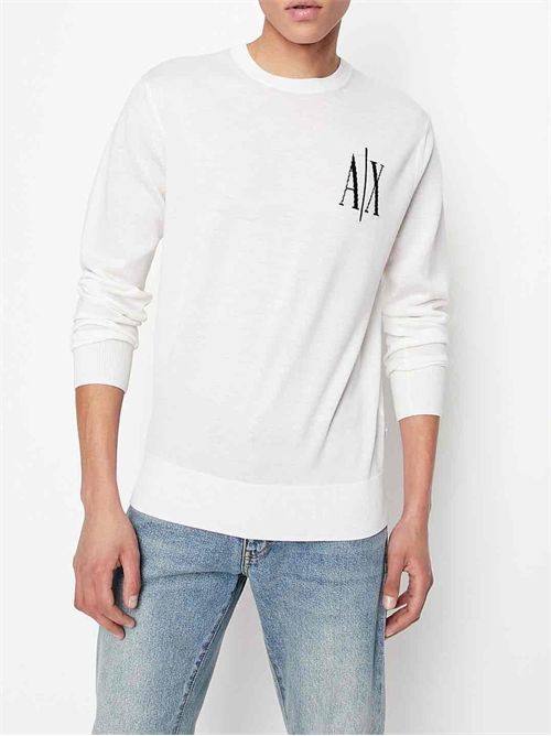 maglione uomo bianco ARMANI EXCHANGE | 8NZM4RZM8AZ/1100